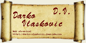 Darko Vlašković vizit kartica